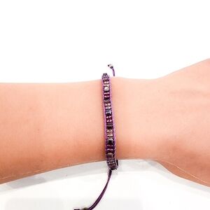 Beaded bracelet dainty bracelet seed beads handmade adjustable length